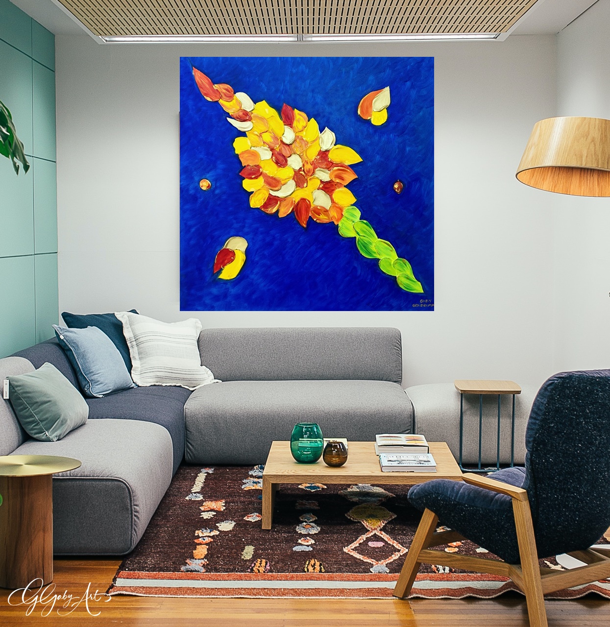 Bouquet on Blue / IYW